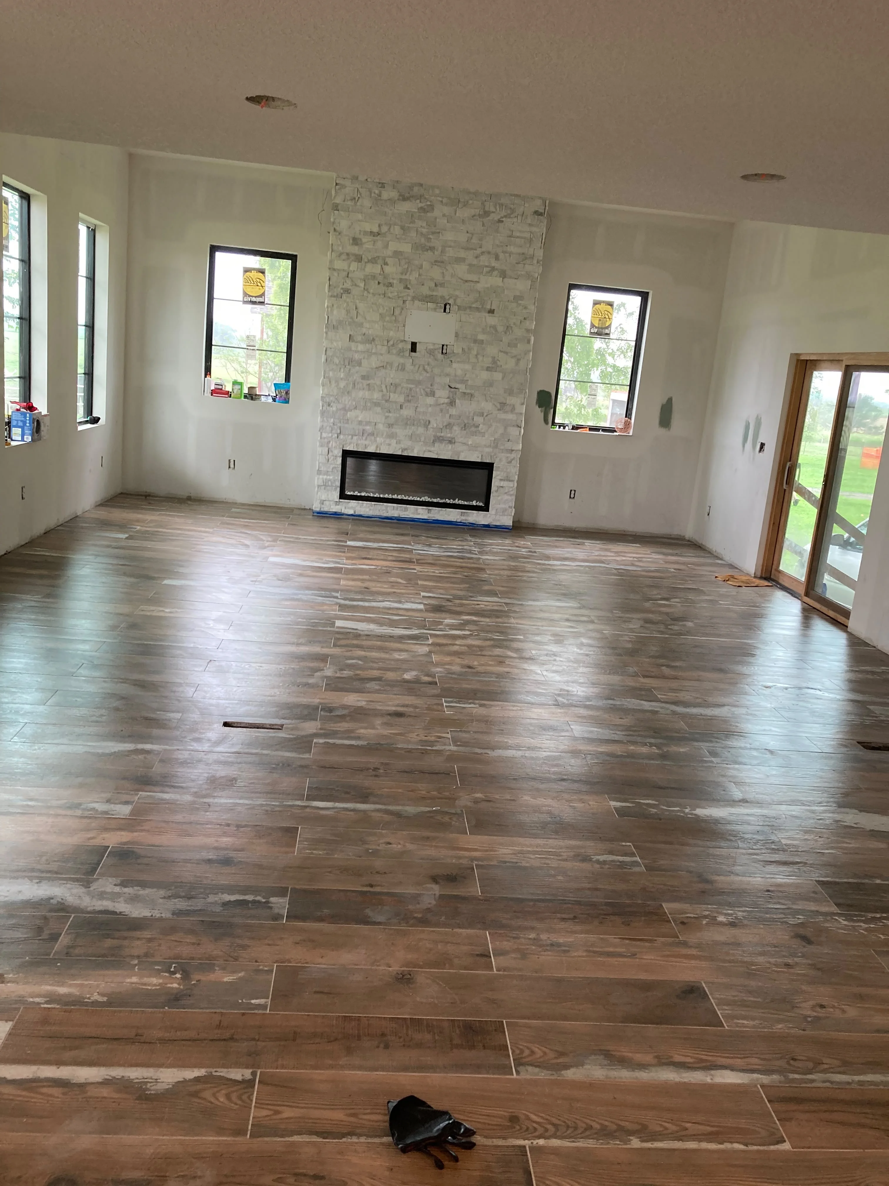 Finished great room remodel, alternate view, Des Moines
