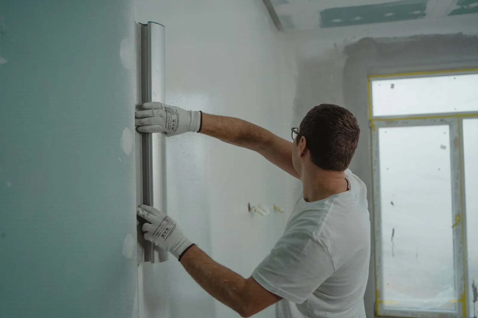 Home remodeling in progress in Des Moines, Iowa