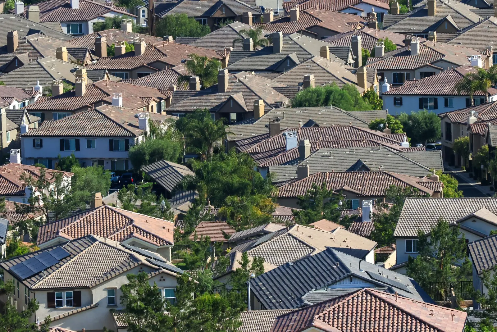 Residential neighborhood in Urbandale, Iowa